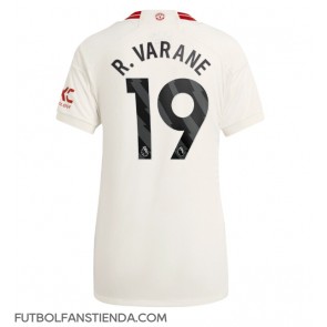 Manchester United Raphael Varane #19 Tercera Equipación Mujer 2023-24 Manga Corta